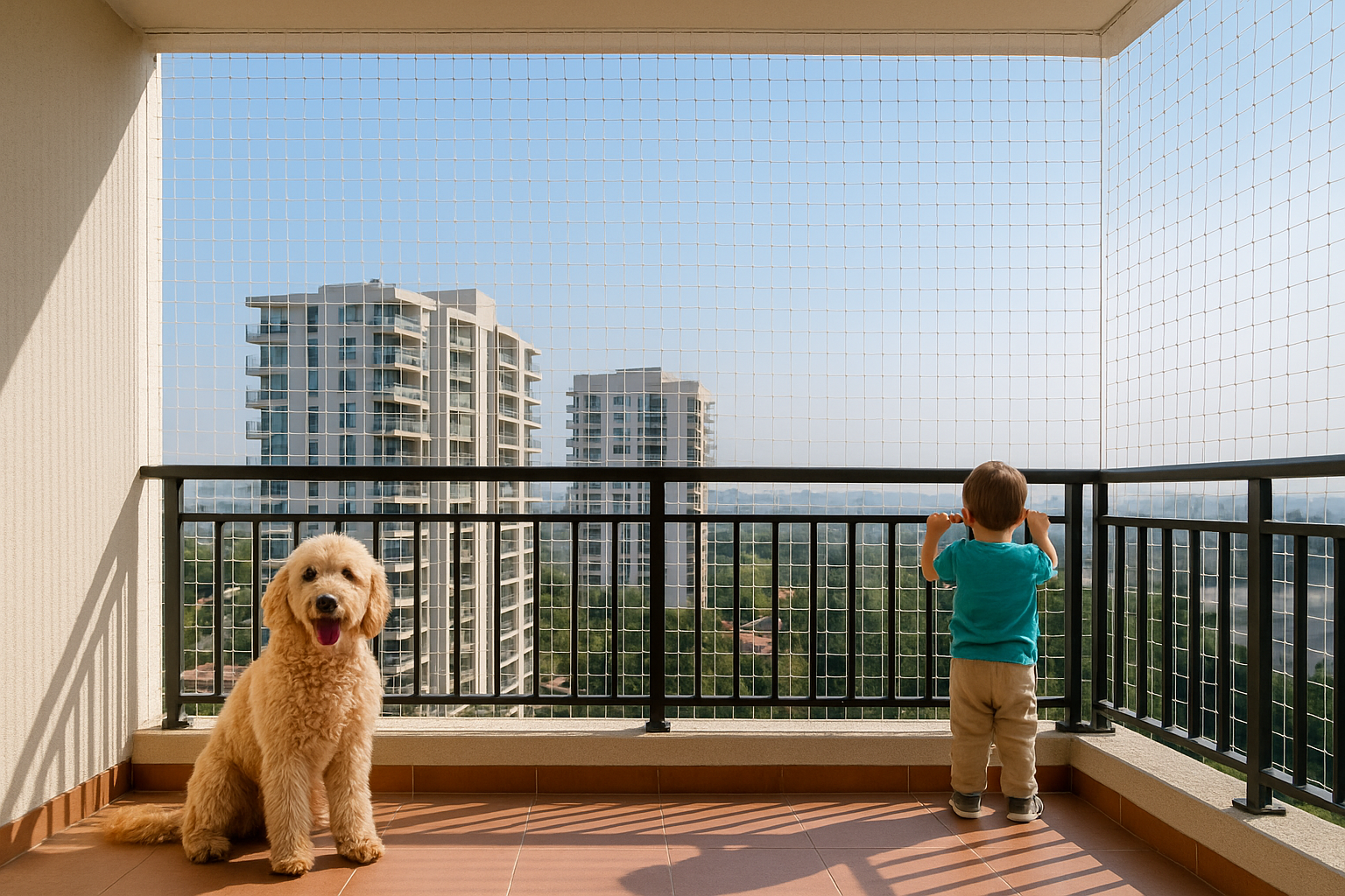 Professional Child Safety Net installation – Bengaluru apartment